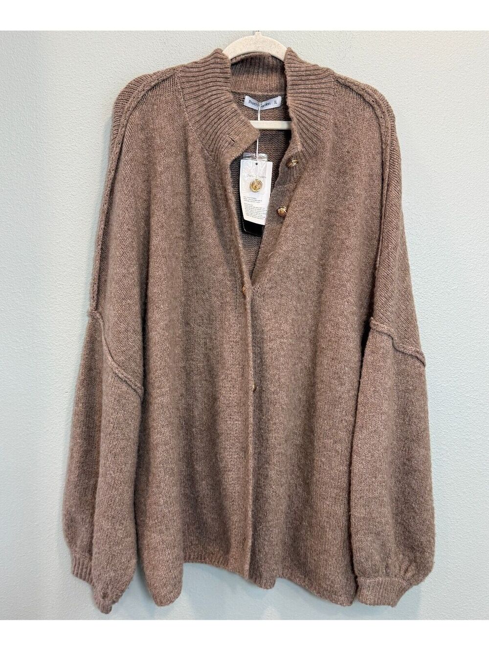 Pretty Garden Oversized Slouchy Cardigan Sweater - Women's XL NWT